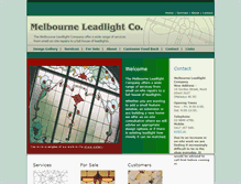 Tablet Screenshot of melbourneleadlight.com.au